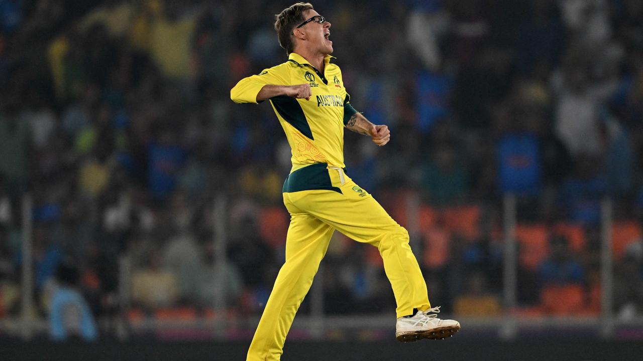 Adam Zampa helped Australia to an impressive win over England. Picture: AFP Images