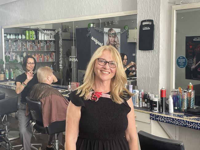 Angie McFie, owner of Shear Class, has owned and operated hair salons in Hervey Bay for over 30 years.