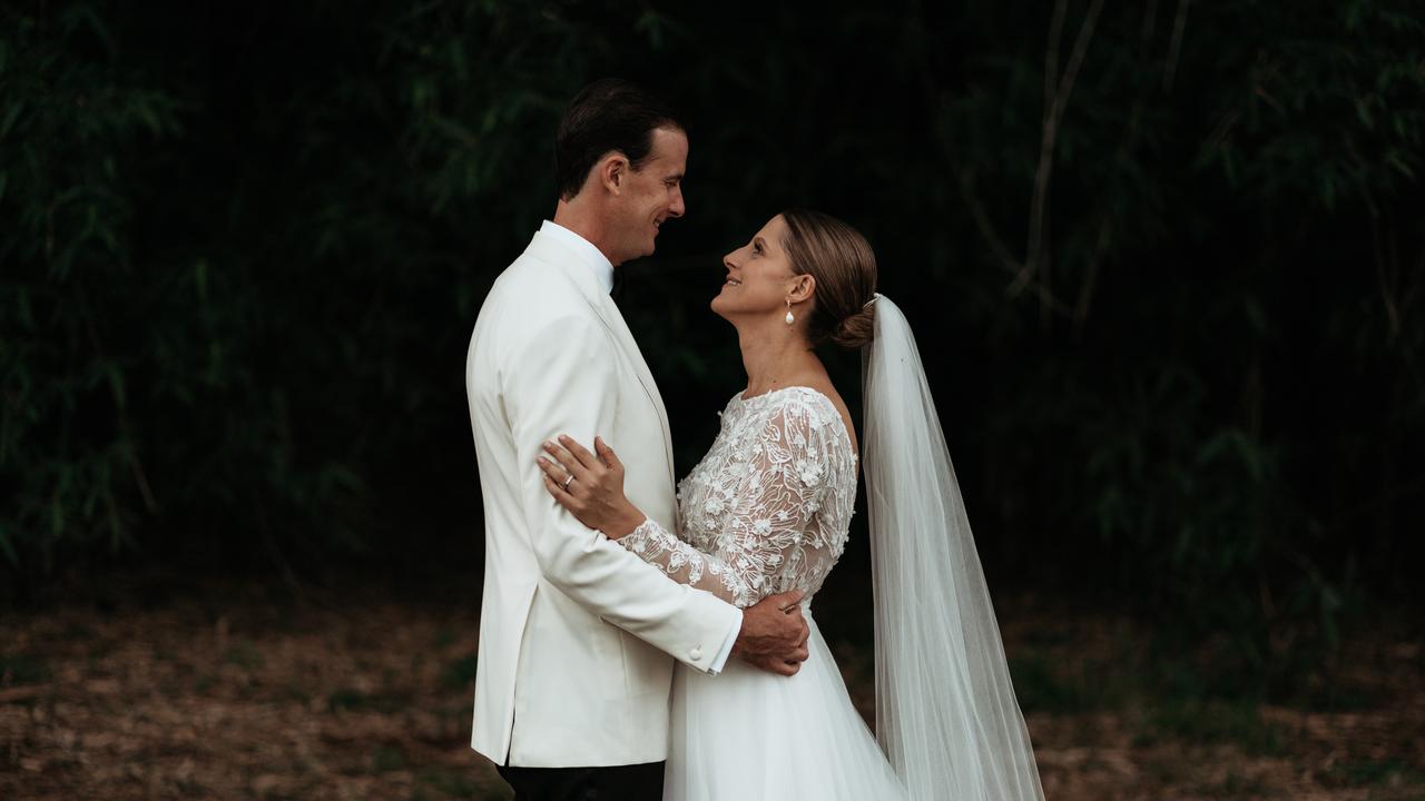 The wedding of Jane Farrugia and Harry McAlpine. Picture: Feather and Finch Photography