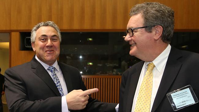 Ambassadors Joe Hockey and Alexander Downer. Picture: Kym Smith