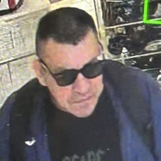 Police are seeking this man, who they believe may be able to assist them with their investigation into the alleged theft of sunglasses.