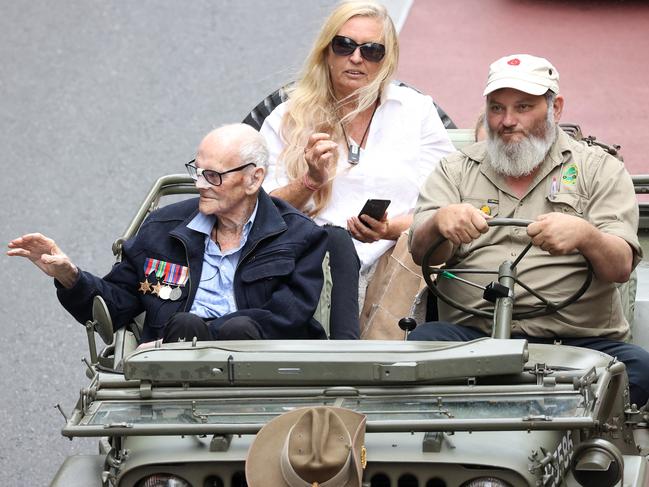 ANZAC day march, Brisbane. Picture: Liam Kidston