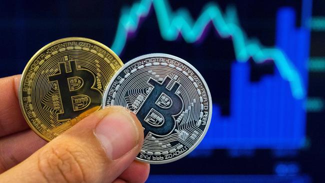 Bitcoin has more than halved in value since December. Picture: Jack Guez/AFP