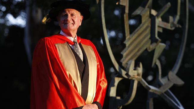 Ken Cowley received an honorary business doctorate from the University of NSW in Sydney.