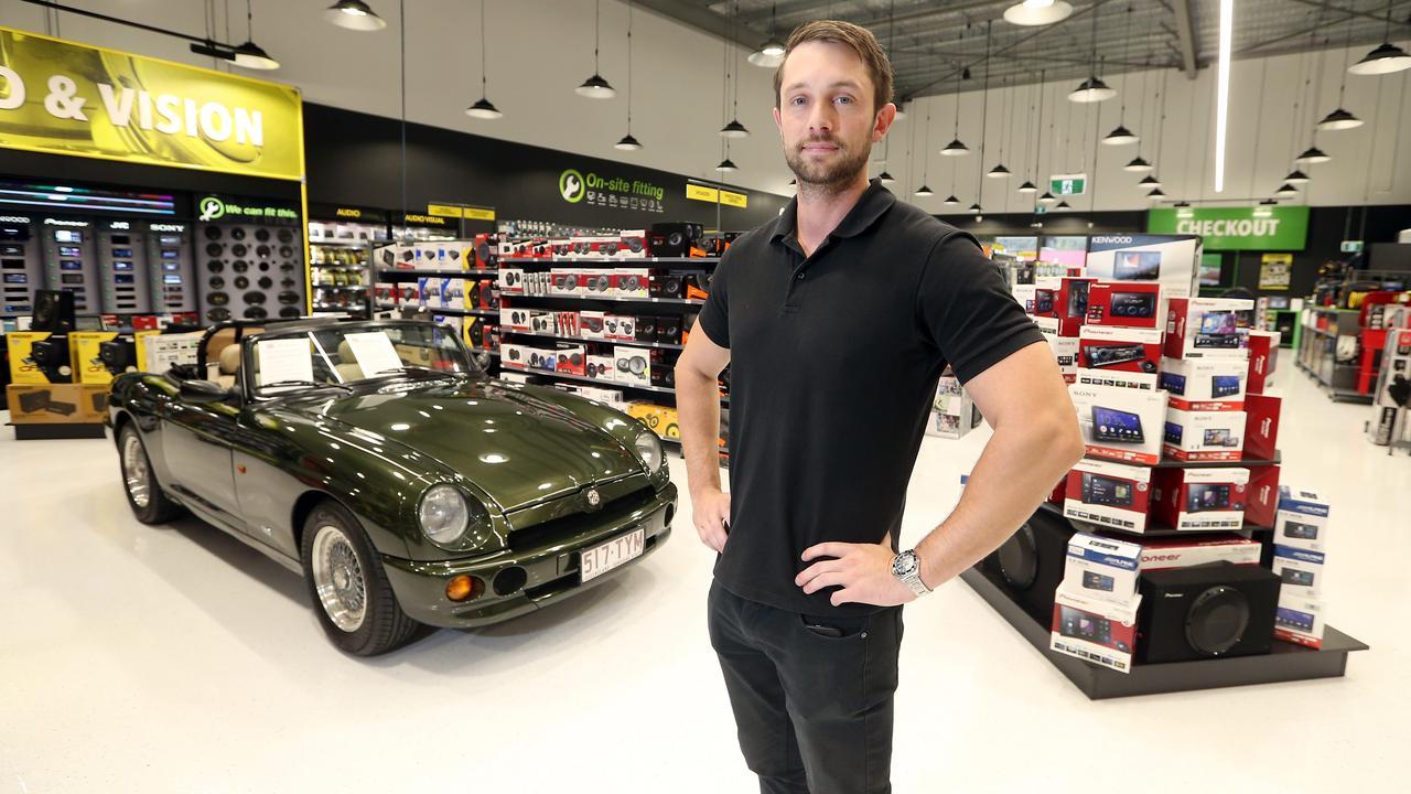 Autobarn Burleigh Heads owner Michael Farrar offered the man a job. Picture: Richard Gosling