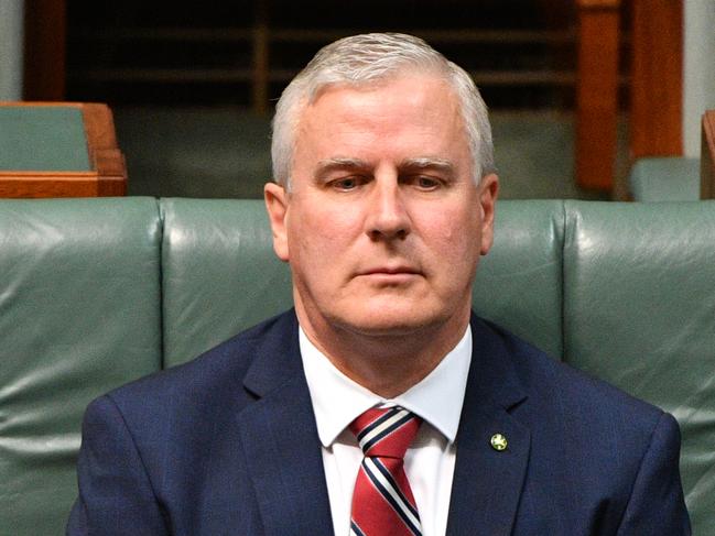 Deputy Prime Minister Michael McCormack during Question Time in the House of Representatives at Parliament House in Canberra, Wednesday, October 17, 2018. (AAP Image/Mick Tsikas) NO ARCHIVING