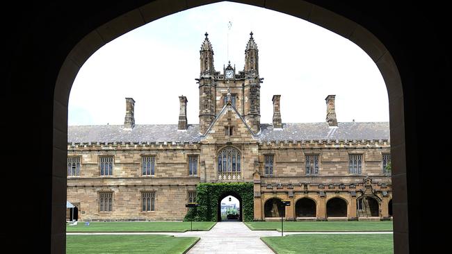 In my view, Sydney University, which clearly does not understand the concept of free speech, needs to be “respectfully” spoken to by the Tertiary Education Quality and Standards Agency. Picture: Simon Chillingworth