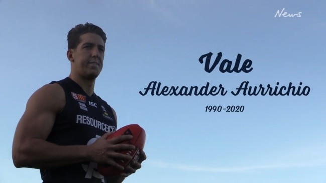 Former VFL footballer Alexander Aurrichio tribute