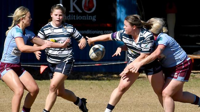 Norths v Brothers women Rugby Saturday July 16, 2022. Picture, John Gass