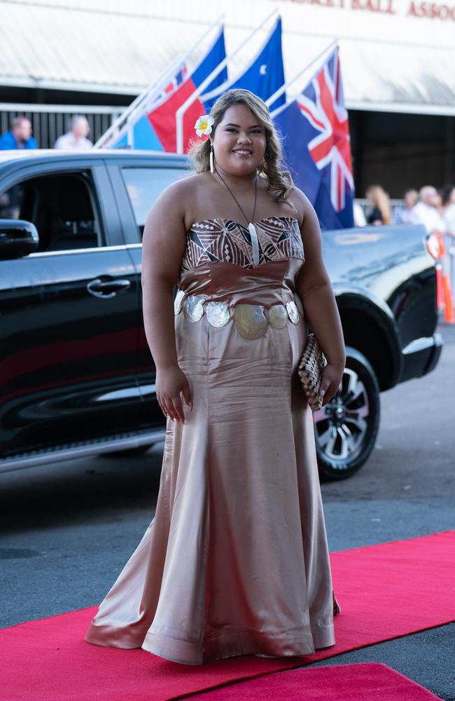 Ruby Aitofi arrives at The Pavillion for Victory College's 2023 Formal. June 23, 2023. Picture: Christine Schindler