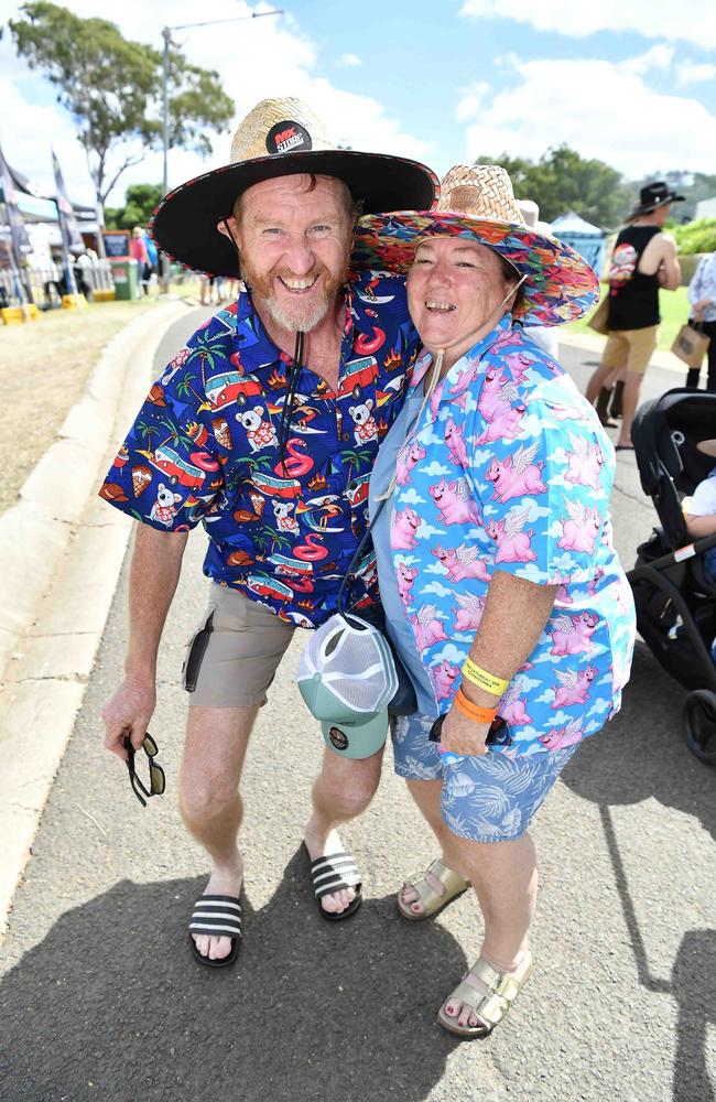 John Dunlop and Julie Lane at Meatstock, Toowoomba Showgrounds. Picture: Patrick Woods.