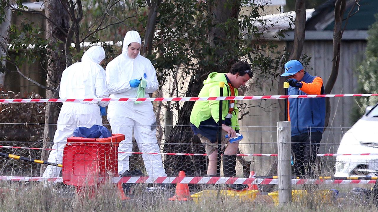 Workers at a Meredith chicken farm go through a cleaning station before entering the farm. The avian flu outbreak has led to concerns about a shortage of egg supply, with fears that up to 600,000 chickens may need to be culled, putting a strain on the industry’s supply chains. Picture: Mike Dugdale