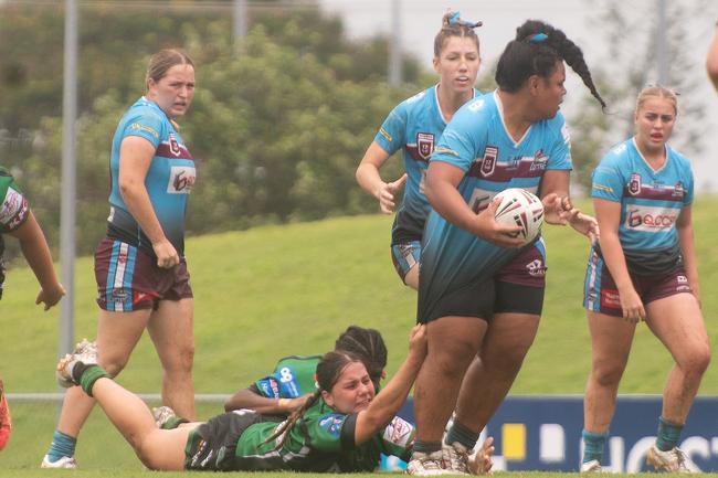 Mackay Cutters vs Townsville Blackhawks Harvey Norman U17's Saturday 22 February 2025 Picture:Michaela Harlow
