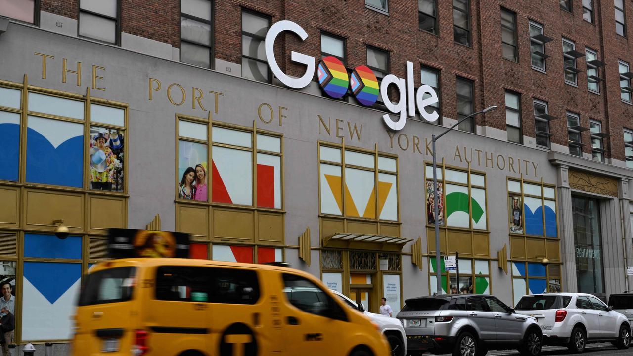 Google's parent company Alphabet announced about 12,000 job cuts globally citing a changing "economic reality", becoming the latest US tech giant to enact large-scale restructuring. Picture: Angela Weiss / AFP