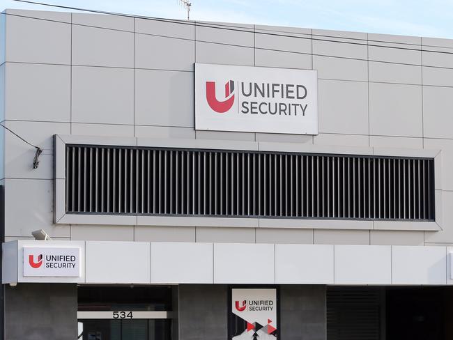 Pictured is the Sydney office of Unified Security Group in Ashfield.Picture: Richard Dobson