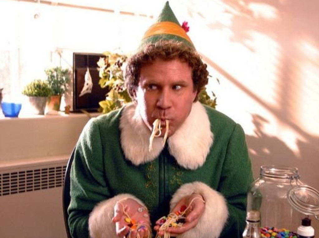 Ferrell played Buddy the Elf in the 2003 Christmas comedy Elf. Picture: New Line Cinema