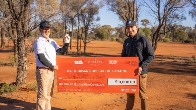 Outback Queensland Masters at the Quilpie Golf Club.
