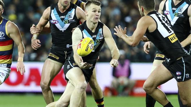 Robbie Gray won Port Adelaide’s best and fairest award. Picture: Sarah Reed