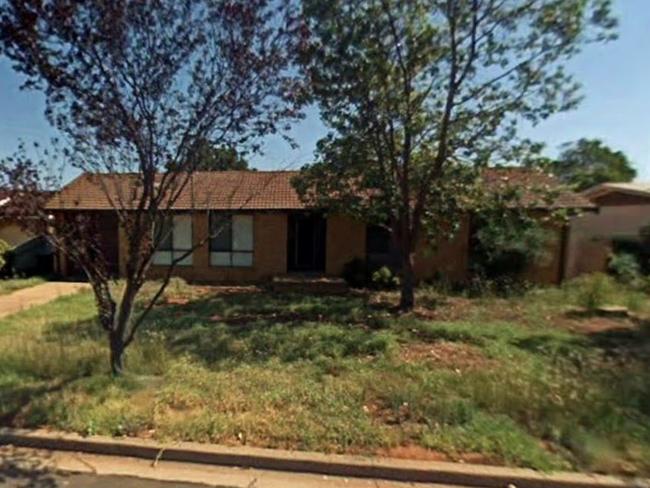 The police housing home in Griffith which Ms Stedman moved into.