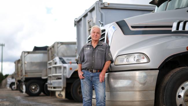 Rodney Johnston’s transport business RW & G Johnston Pty Ltd spent almost $400,000 fighting a WorkCover compensation claim against him and now he says he has proof he was set up. Picture: Peter Wallis
