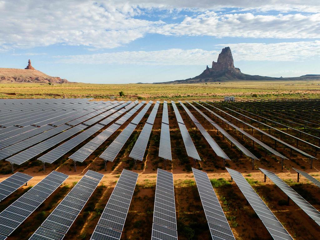 A solar farm in Arizona