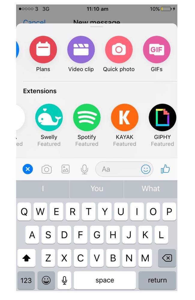 Facebook Messenger: Spotify group playlist, secret messaging and more