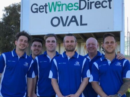 Christian Stagliano (third from right) after being named as Macleod’s new coach.