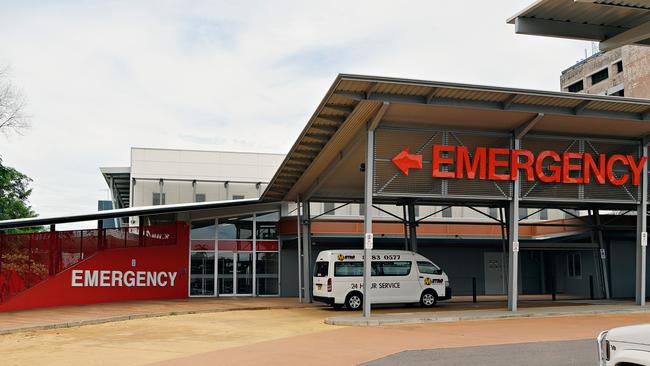 Just 50 per cent of presentations to public hospital emergency departments in the Northern Territory are seen within clinically recommended time frames. Picture: File