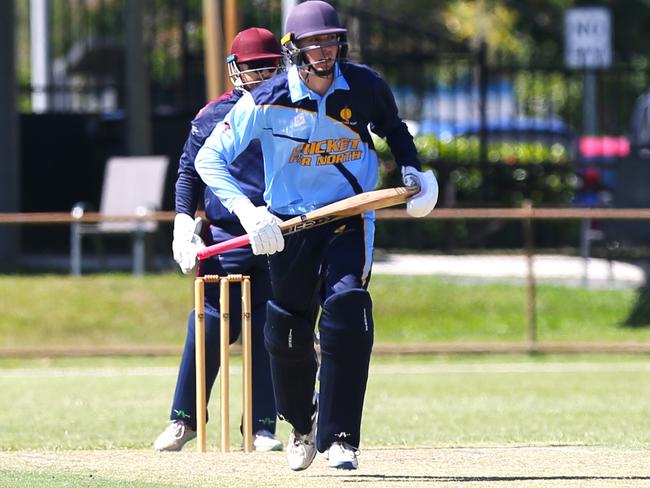 Far North First XI v Mackay-Whitsundays First XI at Griffiths Park. NQCA First XI - Zone Championships. Queensland Country Cricket Representative. Photo: Gyan-Reece Rocha