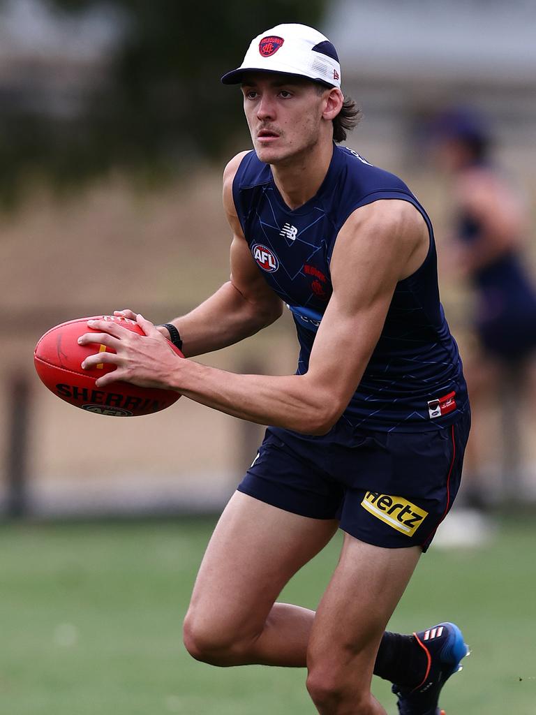 Melbourne defender Blake Howes is on the bubble this week. Picture: Michael Klein