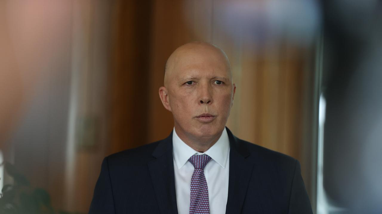 Minister for defence Peter Dutton has won his defamation case. Picture: NCA NewsWire / Gary Ramage