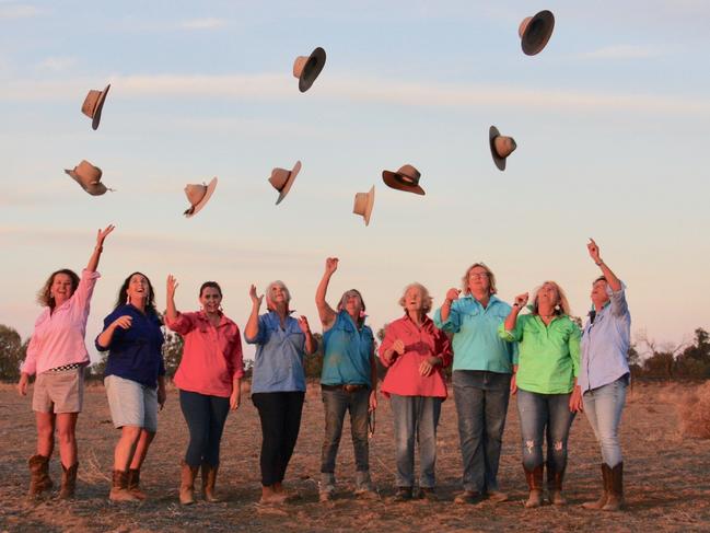 The Beach to Bush Calendar was launched at Wonga, outside Walgett, in country NSW. Picture: Sue Currey