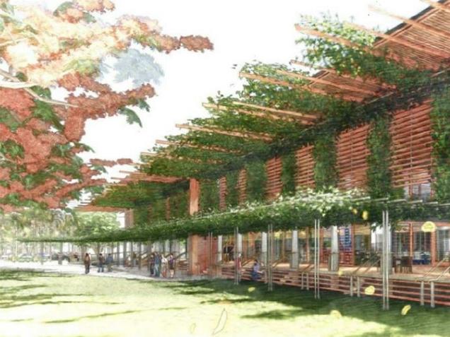 Concept art of the New Darwin RSL club house, The Soul of Darwin, which Darwin council is set to provide in-principle support for. Picture: Supplied