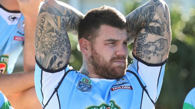 Dugan actions in Origin camp appear to have ended his Blues career. Picture: Brett Costello