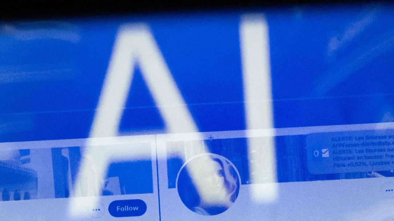 The abbreviation of artificial intelligence, AI has been named the 2023 Word of the Year by Collins Dictionary. Picture: Olivier Morin/AFP