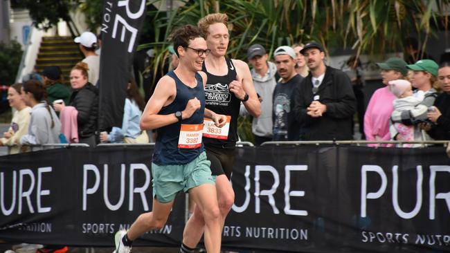 Some of the magic moments and action from the ASICS Runaway Noosa Marathon. Photo: Mark Furler