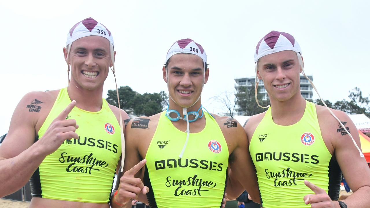 Northcliffe trio Ryley Harland, Jake and Mitch Morris. Picture: SLSA