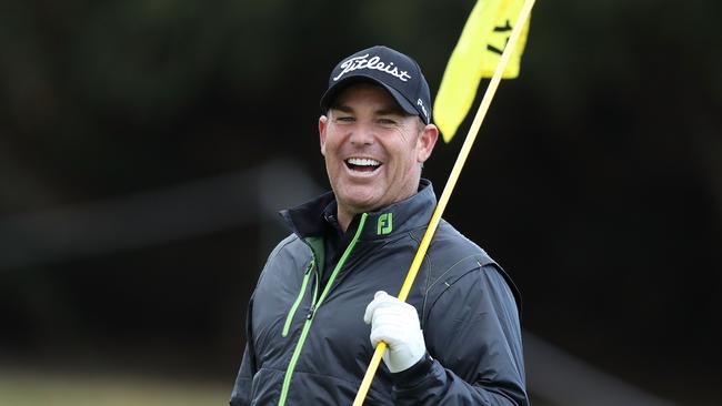 Shane Warne sunk a hole in one at Augusta over the weekend.
