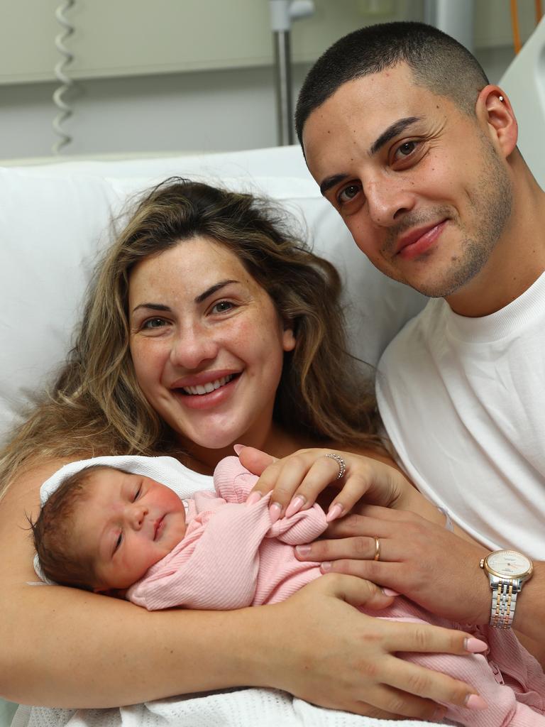 Name Gigi Dove Versace Born: 5.5.25 Weight: 3040g Parents: Charlotte and Dominic from Highton Picture: Alison Wynd