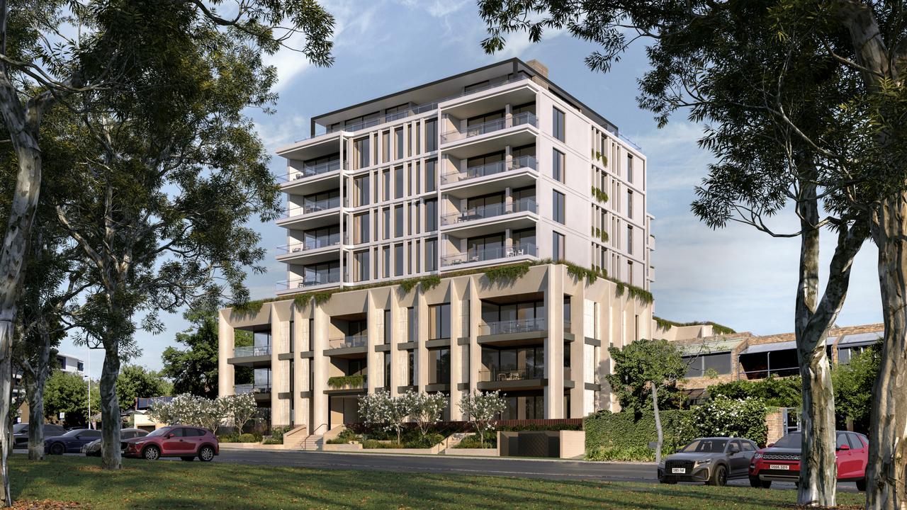 Artist's impression of the $130m luxury apartment development at 200 East Tce, Adelaide. Picture: Supplied by Global Intertrade and Minuzzo Project Management