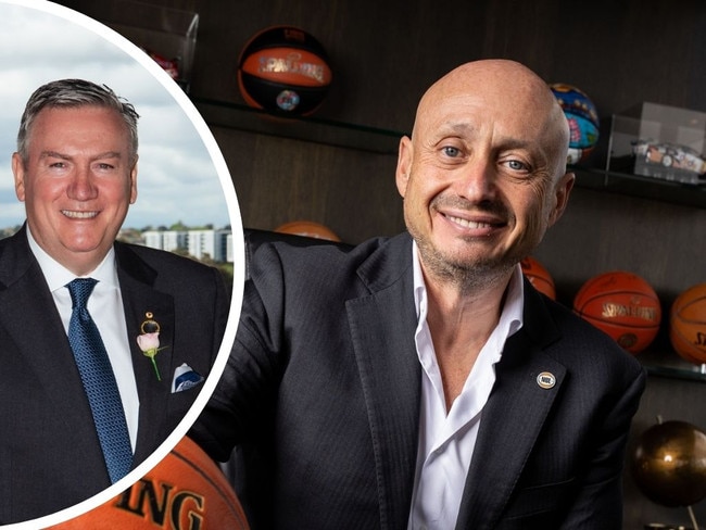 NBL boss Larry Kestelman received support from media mogul Eddie McGuire.