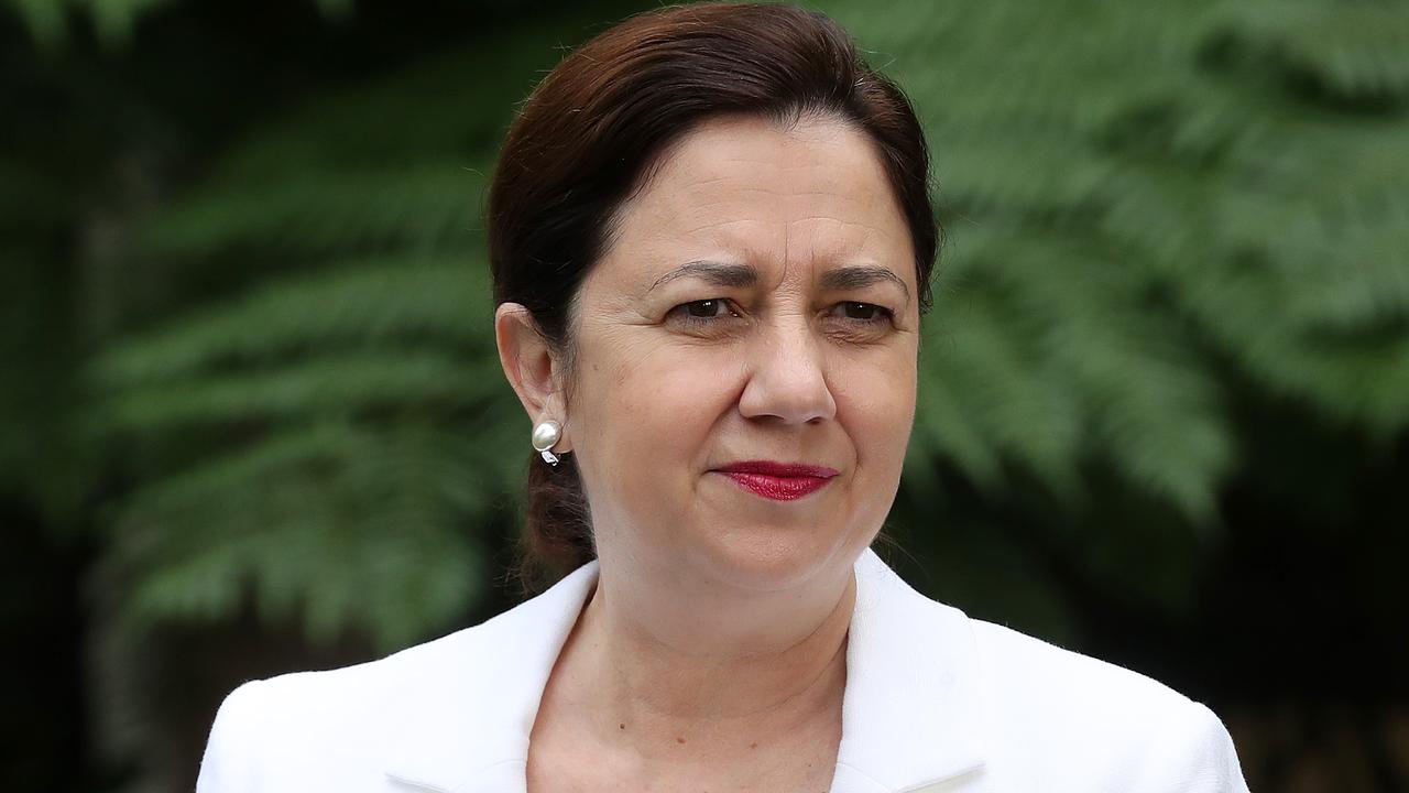 Premier Annastacia Palaszczuk is facing ongoing criticism over that state’s border closures. Picture: Liam Kidston