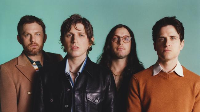 Kings of Leon delayed their new record for a year because of COVID. Picture: Supplied