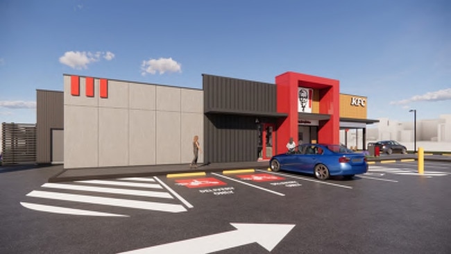 Artist impression of a KFC that will be built at Edinburgh North in a new commercial hub. Picture: Nielsen Architects