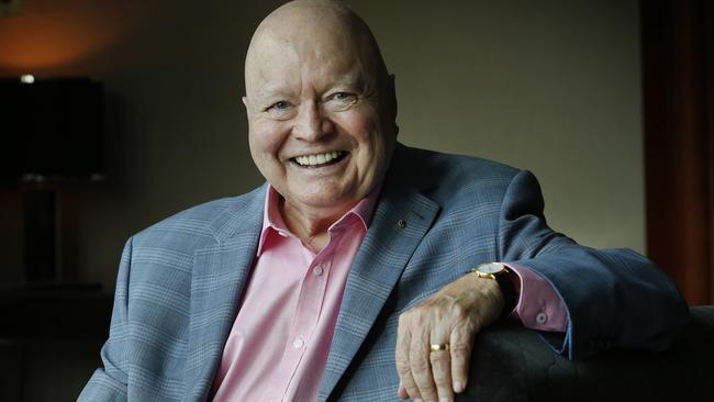 Bert Newton on his 80th birthday. Picture: David Caird