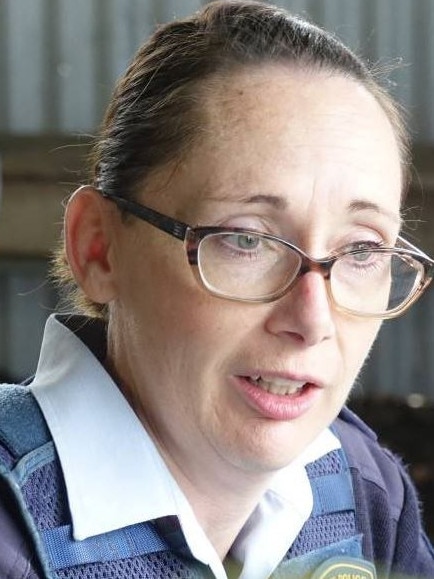 Senior Constable Helen McMurtrie was shot in the neck by Newman. 