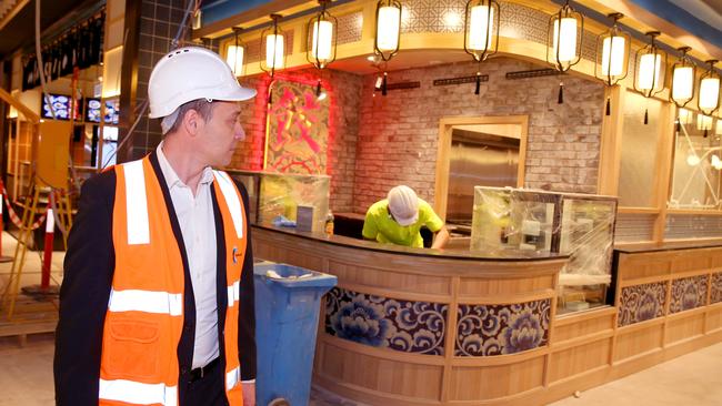 Exclusive look at Castle Towers $180 million redevelopment in Castle Hill with centre manager Eddie Paynter. (AAP IMAGE / Angelo Velardo)