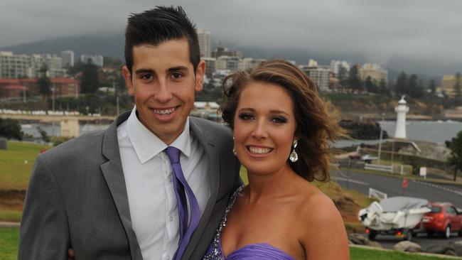 St Patrick’s College, Campbelltown year 12 students celebrating their formal in Wollongong in 2012.