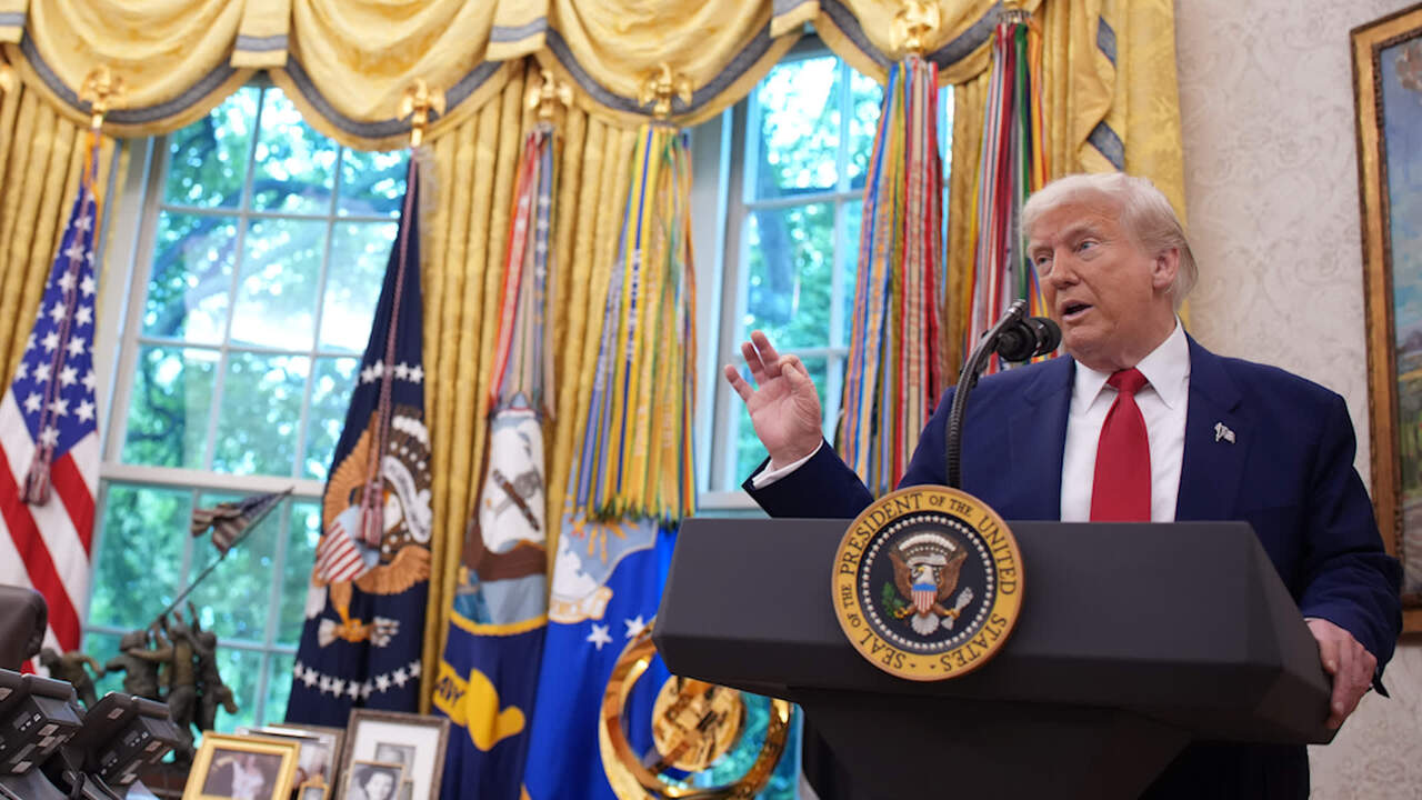 Trump says Harvard should reduce number of foreign students