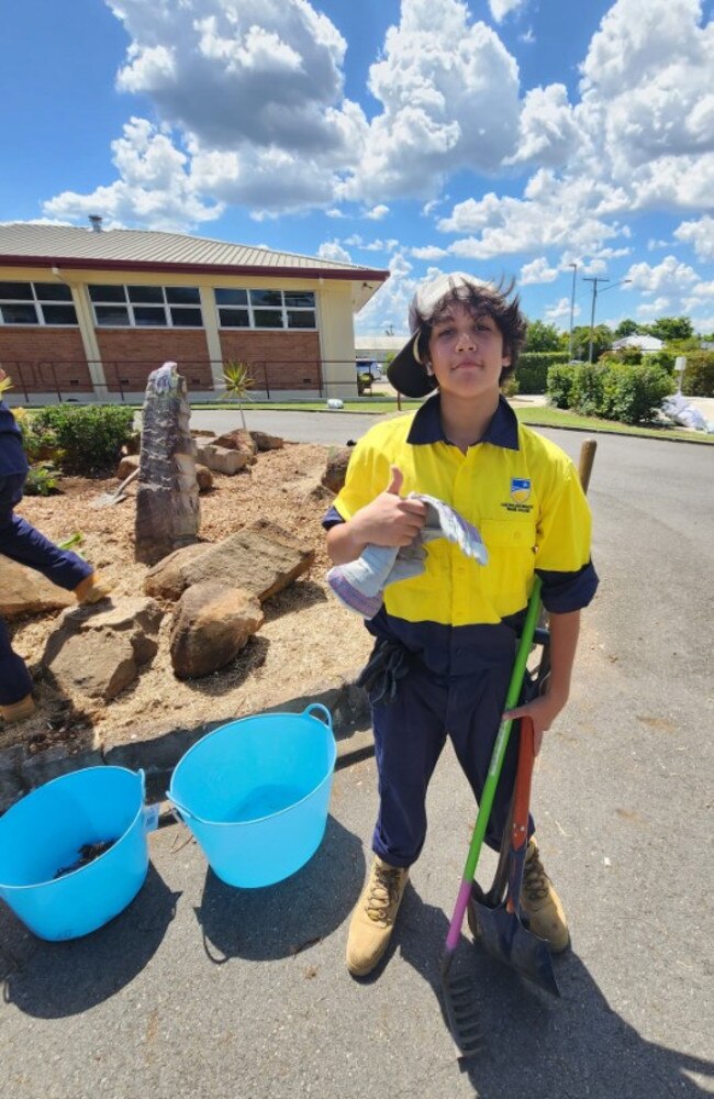 A student at the Australian Industry Trade College, Ipswich.